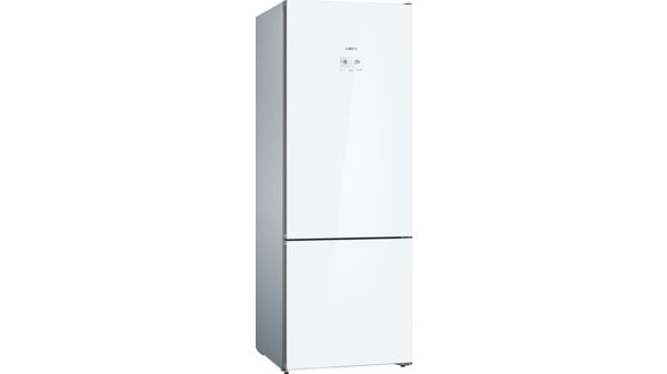 BOSCH - KGN56LW30U - free-standing fridge-freezer with freezer at ...