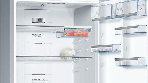 Bosch Kgn76ai40b Free Standing Fridge Freezer With Freezer At
