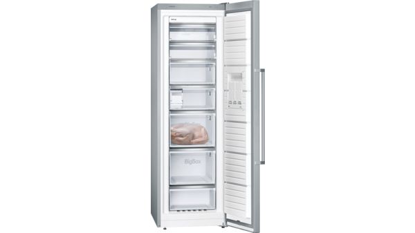 iQ500 Frysskåp 186 x 60 cm Borstat stål med antiFingerprint GS36NBIFV GS36NBIFV-3