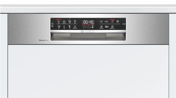 Serie 6 Félig beépíthető mosogatógép 60 cm Nemesacél SMI6ECS57E SMI6ECS57E-3