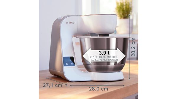 Series 4 Kitchen machine with scale MUM 5 1000 W White,  MUM5XW10GB MUM5XW10GB-5