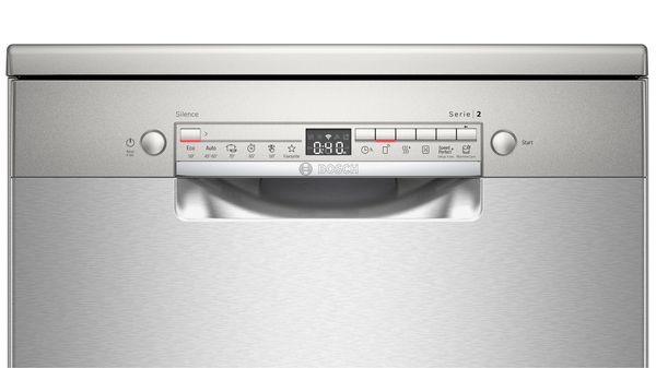 Serie 2 Szabadonálló mosogatógép 60 cm Szálcsiszolt acél színű SMS2HVI72E SMS2HVI72E-4