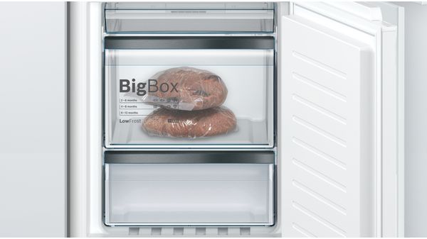 Série 6 Réfrigérateur-congélateur intégrable avec compartiment congélation en bas 177.2 x 55.8 cm Charnières plates SoftClose KIS86HDD0 KIS86HDD0-6