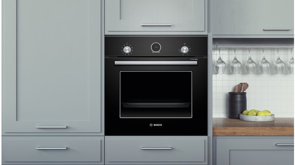 Bosch hbfs10bb0r духовой шкаф электрический черный