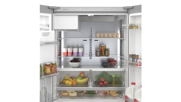500 Series French Door Bottom Mount Refrigerator 36'' Easy clean stainless steel B36CD50SNS B36CD50SNS-17