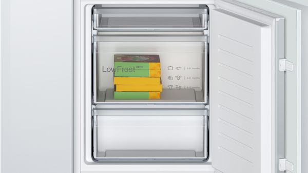 Série 2 Réfrigérateur combiné intégrable 177.2 x 54.1 cm Charnières à glissières KIV865SE0 KIV865SE0-7
