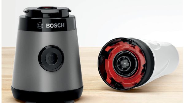 Bosch MMB2111S Batidora de vaso, VitaPower Serie 2, 450 W, Acero