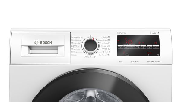 Series 6 washing machine, front loader 7.5 kg 1200 rpm WAJ2446HIN WAJ2446HIN-2