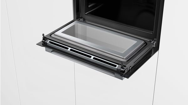Series 8 Built-in compact oven with microwave function 60 x 45 cm Black CMG633BB1A CMG633BB1A-4