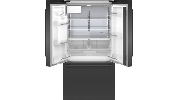 500 Series French Door Bottom Mount Refrigerator 36'' Easy clean stainless steel, Black stainless steel B36FD50SNB B36FD50SNB-5