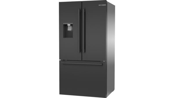 500 Series French Door Bottom Mount Refrigerator 36'' Brushed steel anti-fingerprint, Black stainless steel B36FD50SNB B36FD50SNB-10