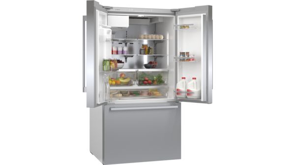 500 Series French Door Bottom Mount Refrigerator 36'' Easy clean stainless steel B36FD50SNS B36FD50SNS-7