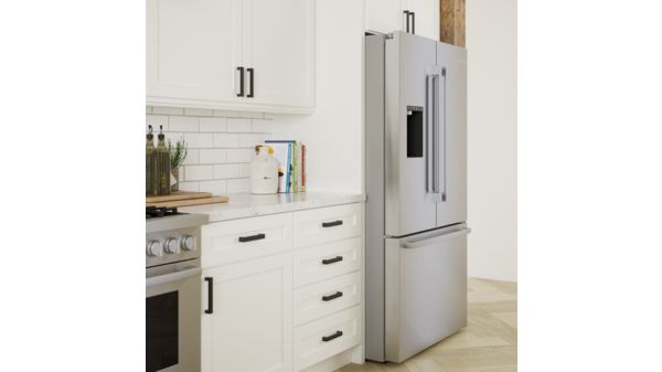 500 Series French Door Bottom Mount Refrigerator 36'' Easy clean stainless steel B36FD50SNS B36FD50SNS-14