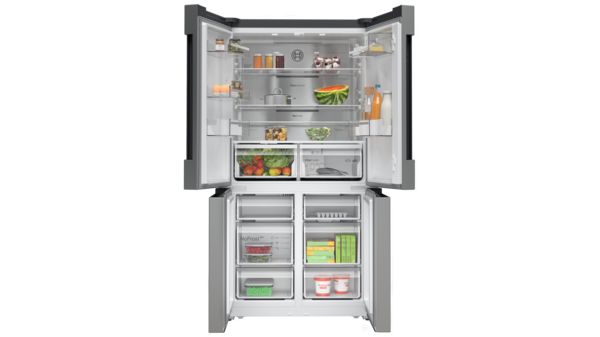 Series 4 French door bottom freezer, multi door 183 x 90.5 cm Stainless steel (with anti-fingerprint) KFN96APEAG KFN96APEAG-3