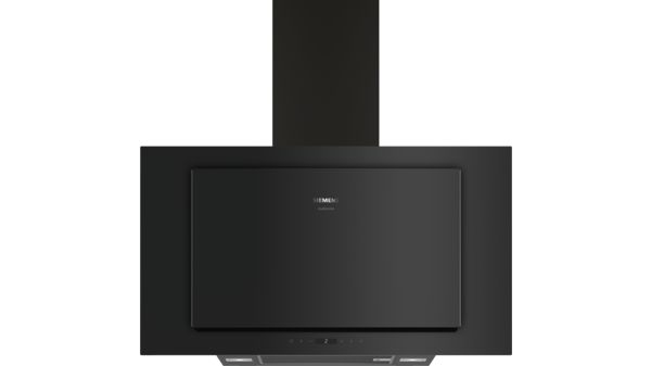 iQ500 Vägghängd köksfläkt 90 cm Klarglas med svart tryck LC97FLR62S LC97FLR62S-1
