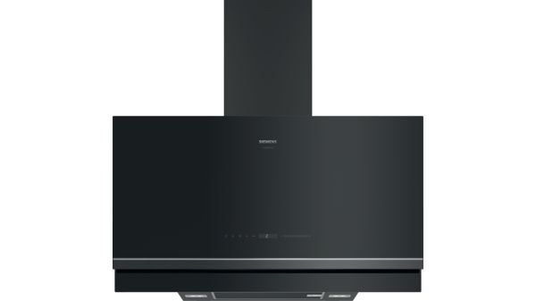 iQ700 Vägghängd köksfläkt 90 cm Klarglas med svart tryck LC97FVW62S LC97FVW62S-1