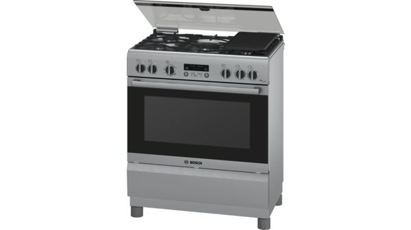Serie 4 Cocina de gas de libre instalación Acero inoxidable HSK12I26SE HSK12I26SE-1