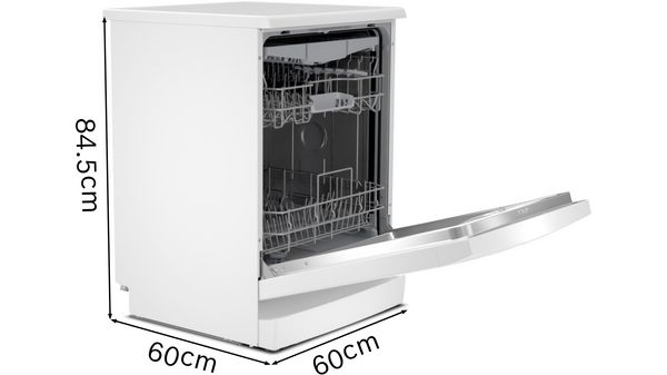 Series 2 Free-standing dishwasher 60 cm White SMS2HVW66G SMS2HVW66G-10