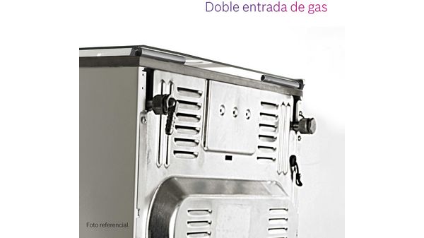 Serie 6 Cocina de gas de libre instalación PRO567 Acero inoxidable HSK75I33SC HSK75I33SC-11