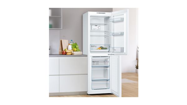Series 2 Free-standing fridge-freezer with freezer at bottom 186 x 60 cm White KGN34NWEAG KGN34NWEAG-12