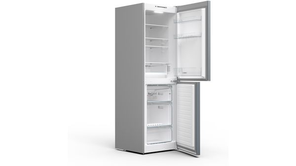 Series 2 Free-standing fridge-freezer with freezer at bottom 186 x 60 cm Stainless steel look KGN34NLEAG KGN34NLEAG-8