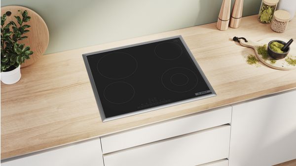 Series 6 Electric hob 60 cm Black, built-in with frame PKG645FB2E PKG645FB2E-4