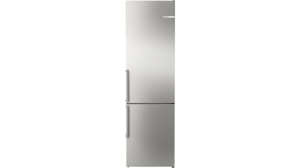 Serie 4 Kombinerad kyl/frys 203 x 60 cm Borstat stål med anti-fingerprint KGN39VIDT KGN39VIDT-1