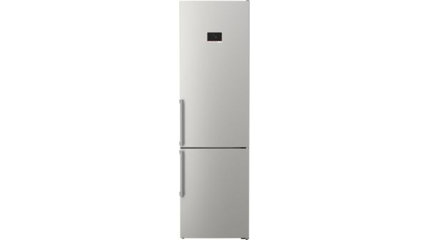 Serie | 6 Free-standing fridge-freezer with freezer at bottom 203 x 60 cm Inox-easyclean KGN39AIBT KGN39AIBT-1