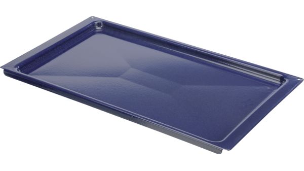 Baking tray enamel blue enameled 615 x 357 x 19 mm for EB 385/388 Ovens 00212852 00212852-1