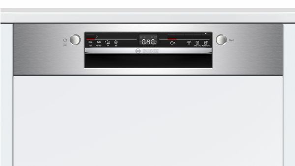 Serie 2 Félig beépíthető mosogatógép 60 cm Nemesacél SGI2HVS20E SGI2HVS20E-3