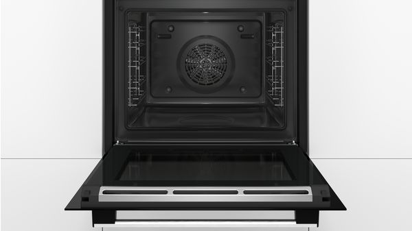 Series 4 Built-in oven with added steam function 60 x 60 cm Stainless steel HRS574BS0B HRS574BS0B-3