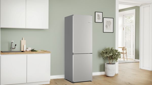Series 4 Free-standing fridge-freezer with freezer at bottom 186 x 60 cm Brushed steel anti-fingerprint KGN362IDFG KGN362IDFG-3