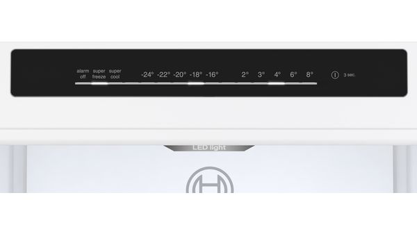 Series 4 Free-standing fridge-freezer with freezer at bottom 186 x 60 cm White KGN362WDFG KGN362WDFG-5