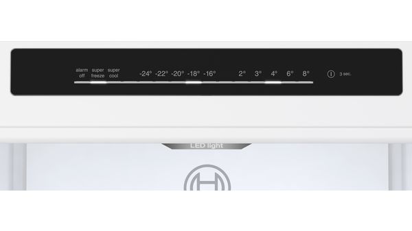 Series 4 Free-standing fridge-freezer with freezer at bottom 186 x 60 cm Brushed steel anti-fingerprint KGN362IDFG KGN362IDFG-5