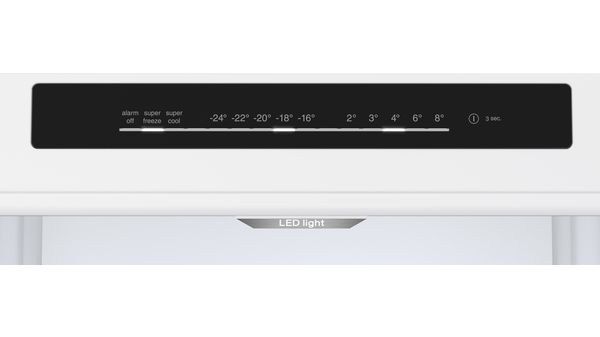 Serie 4 Kombinerad kyl/frys 203 x 60 cm Borstat stål med anti-fingerprint KGN39VIDT KGN39VIDT-5
