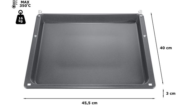baking tray 30 x 455 x 400 mm HEZ541000 HEZ541000-2
