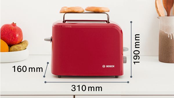 Compact toaster Red TAT3A014GB TAT3A014GB-2