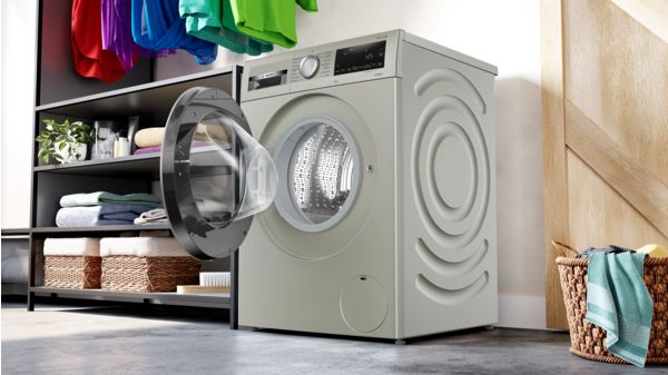 Series 6 Washing machine, front loader 9 kg 1400 rpm, Silver inox WGG2440XGB WGG2440XGB-5