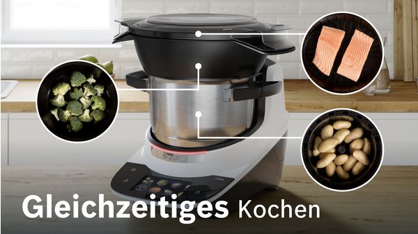 Küchenmaschine mit Kochfunktion, Cookit MCC9555FWC MCC9555FWC-11