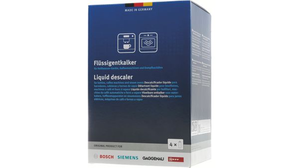 Liquid Descaler for Coffee Machines & Steam Ovens (4 Pack) 00312013 00312013-5
