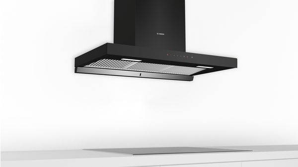 Series 4 wall-mounted cooker hood 90 cm Flat black DWBA98H60I DWBA98H60I-4