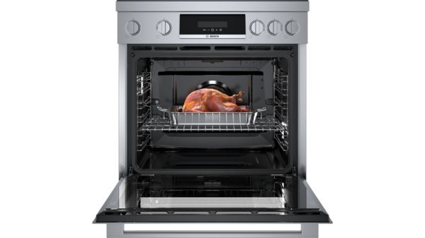 800 Series Induction freestanding range cooker Stainless Steel HIS8055C HIS8055C-9