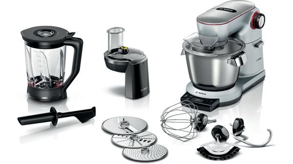 Series 8 Kitchen machine with scale OptiMUM 1600 W Silver, Black MUM9GX5S21 MUM9GX5S21-1