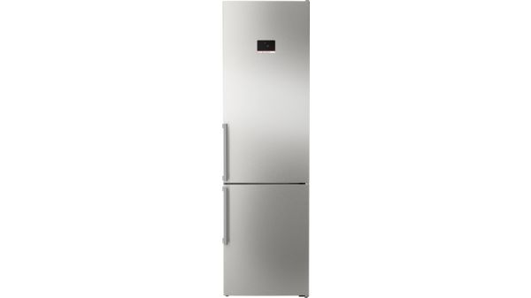 Serie 6 Kombinerad kyl/frys 203 x 60 cm Borstat stål med anti-fingerprint, Total No Frost KGN39AICU KGN39AICU-1