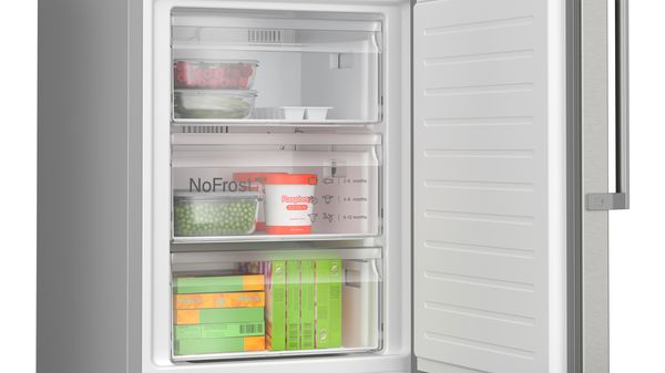 Serie 6 Kombinerad kyl/frys 203 x 60 cm Borstat stål med anti-fingerprint, Total No Frost KGN39AICU KGN39AICU-7