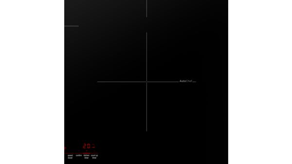 800 Series Induction Cooktop 36'' Black, surface mount with frame NIT8660SUC NIT8660SUC-7