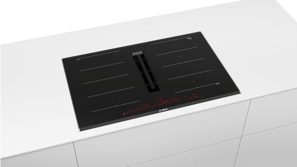 Series 8 Induction hob with integrated ventilation system 80 cm surface mount with frame PXX875D57E PXX875D57E-4