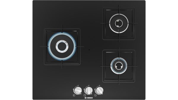 Series 4 Gas hob 60 cm Tempered glass, Black PNC6B6B11I PNC6B6B11I-1