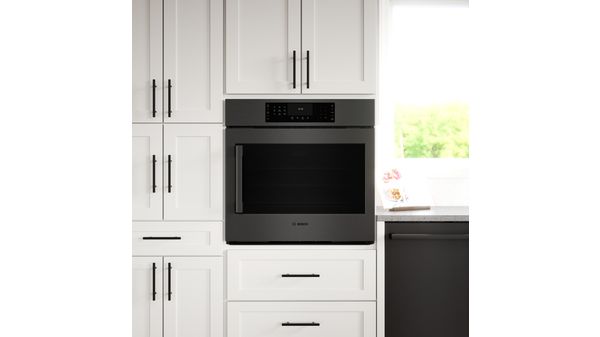 800 Series Single Wall Oven 30'' Right SideOpening Door, Black Stainless Steel HBL8444RUC HBL8444RUC-15