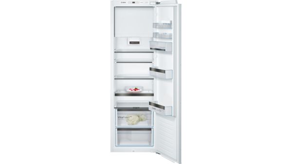 Serie 6 Einbau-Kühlschrank mit Gefrierfach 177.5 x 56 cm Flachscharnier mit Softeinzug KIL82SOE0 KIL82SOE0-1